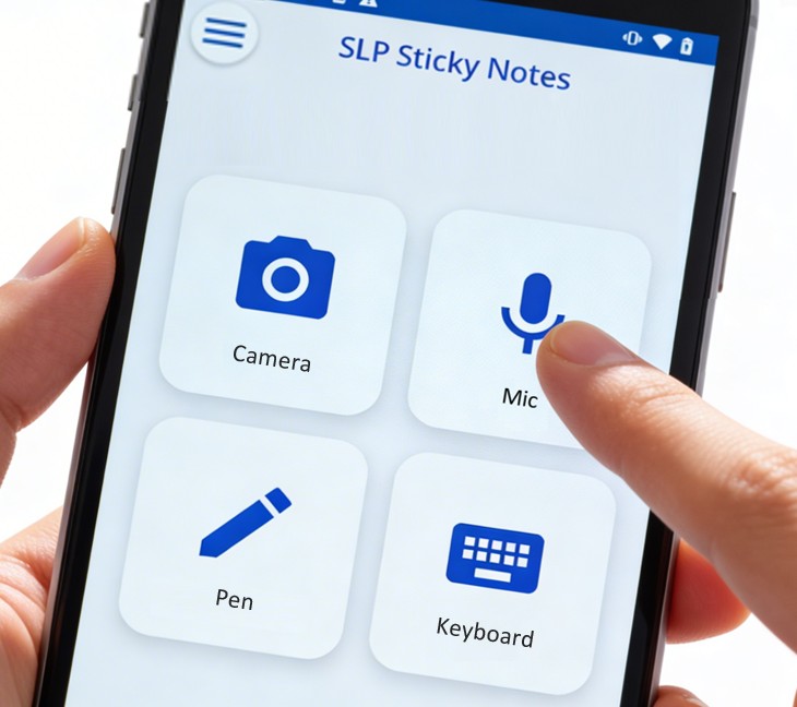 SLP Sticky Notes Input Interface